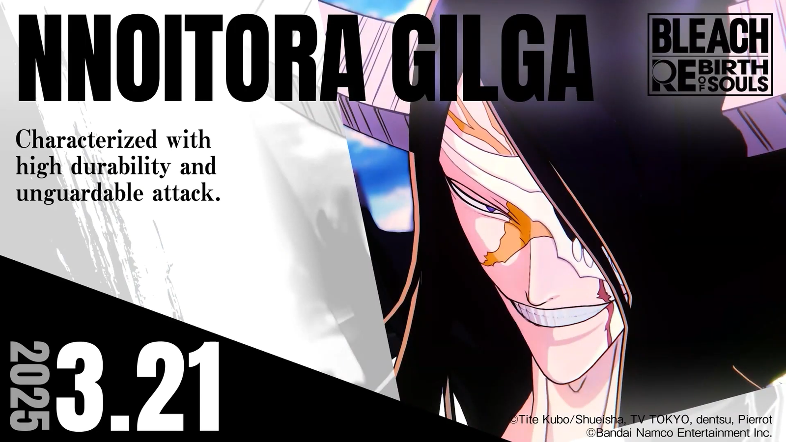 BLEACH Rebirth of Souls — Nnoitora Gilga Character trailer